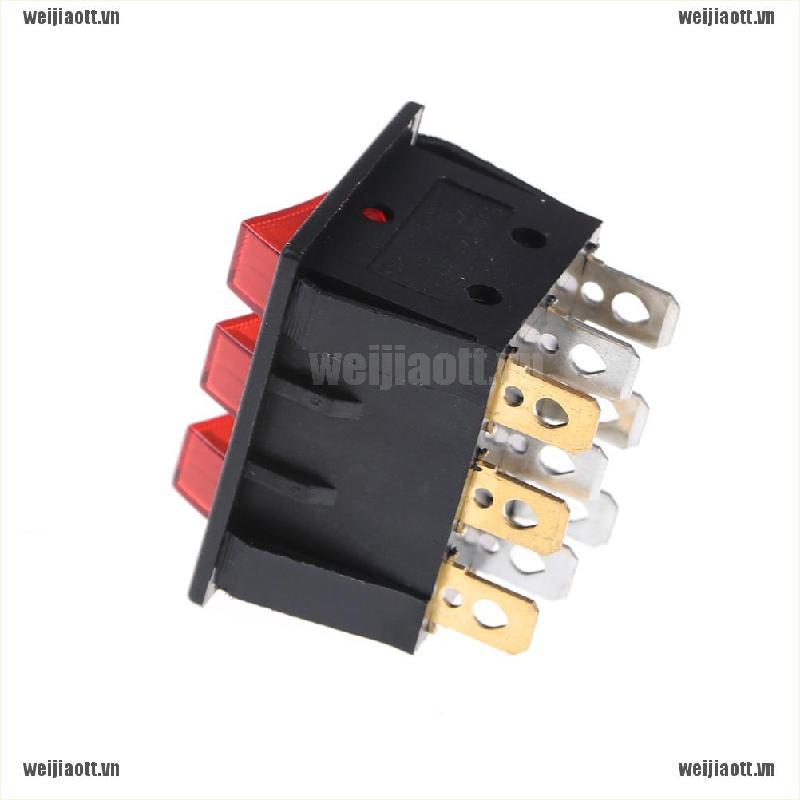 Công Tắc Bật Tắt Đèn 9 Pin 2 Vị Trí Wejt Kcd3 34x40