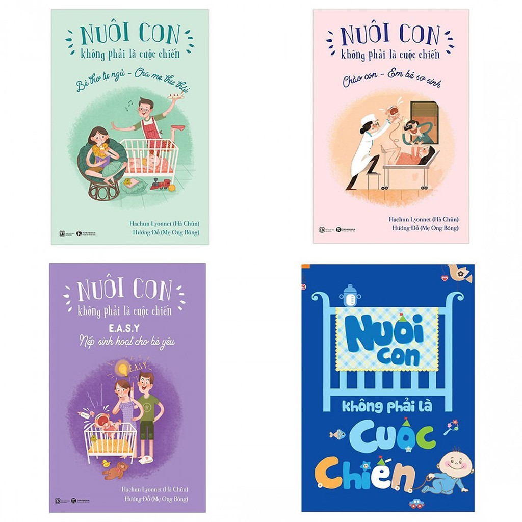 Sách - Trọn Bộ 4 Quyển Nuôi Con Không Phải Cuộc Chiến - nguyetlinhbook