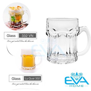 Bộ 12 Ly Thủy Tinh Có Quai 330 Ml Việt Nam 332VN