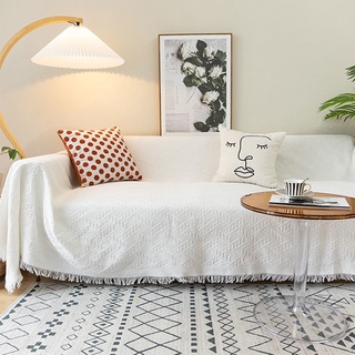 Vỏ bọc ghế sofa bằng vải cotton màu trơn không trượt