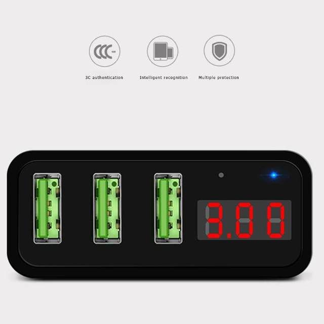 Củ Sạc Hoco 3 Đầu Ra Có Đèn Led Báo Dòng Ra (Hoco-C15)