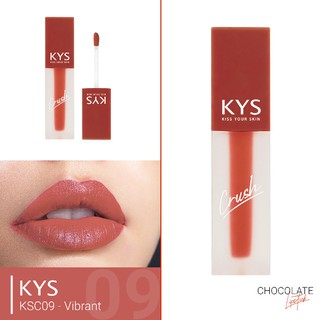 SON KEM LÌ CRUSH CHOCOLATE KYS (CAM HỒNG ĐẤT)