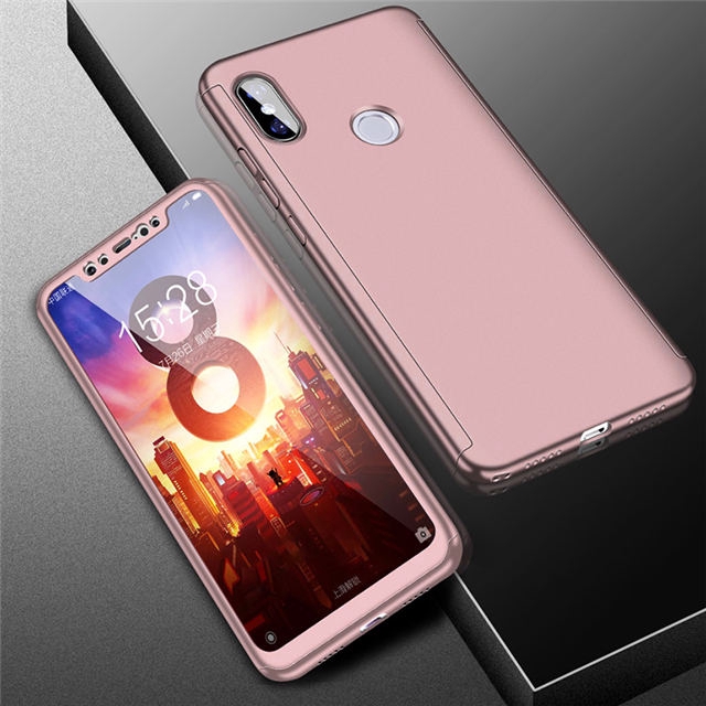 Ốp Lưng Bảo Vệ Toàn Diện 360 Độ Cho Xiaomi Mi A1 Mi A2 Lite Pocophone F1 Mi 8 Mi5 Mi A2