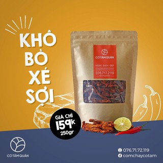 KHÔ BÒ XÉ SỢI CÓ TÂM QUÁN 250GR