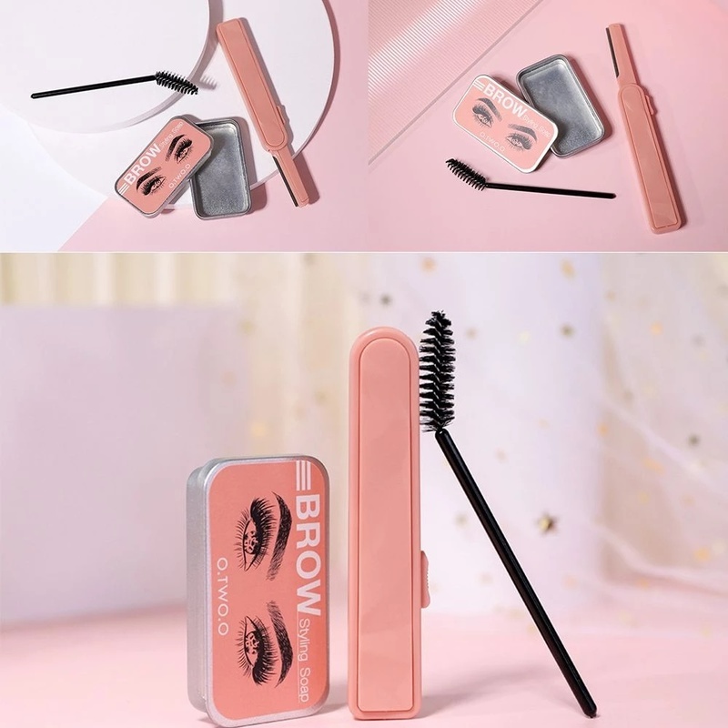 1 Set Kem Tạo Kiểu Lông Mày Không Mùi Lâu Trôi Tự Nhiên Chống Thấm Nước Và Chống Nhòe