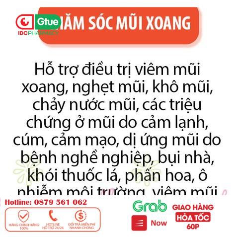 Muối rửa mũi xoang - Sinufresh của Cát Linh - hộp 50 gói hỗn hợp muối biển nano - vệ sinh mũi, giảm nghẹt mũi_[IDC]