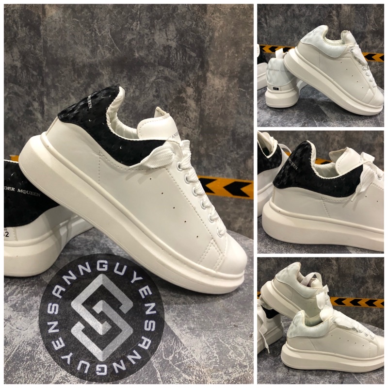 Giày A.LEXAN.DER.M.C.QUEEN Giày Alexander Mcqueen Gót Đen mcq