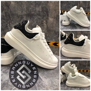 FREE SHIP[ảnh thật full box] Giày A.LEXAN.DER.M.C.QUEEN Giày Alexander Mcqueen Gót Đen mcq