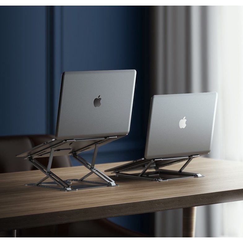 Giá đỡ để laptop stand notebook Macbook máy tính xách tay hợp kim nhôm có thể tháo rời kiêm tản nhiệt P17.