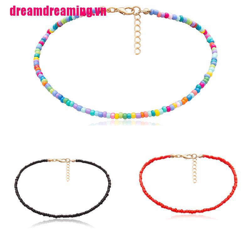 Vòng Cổ Choker Đính Hạt Phong Cách Bohemian