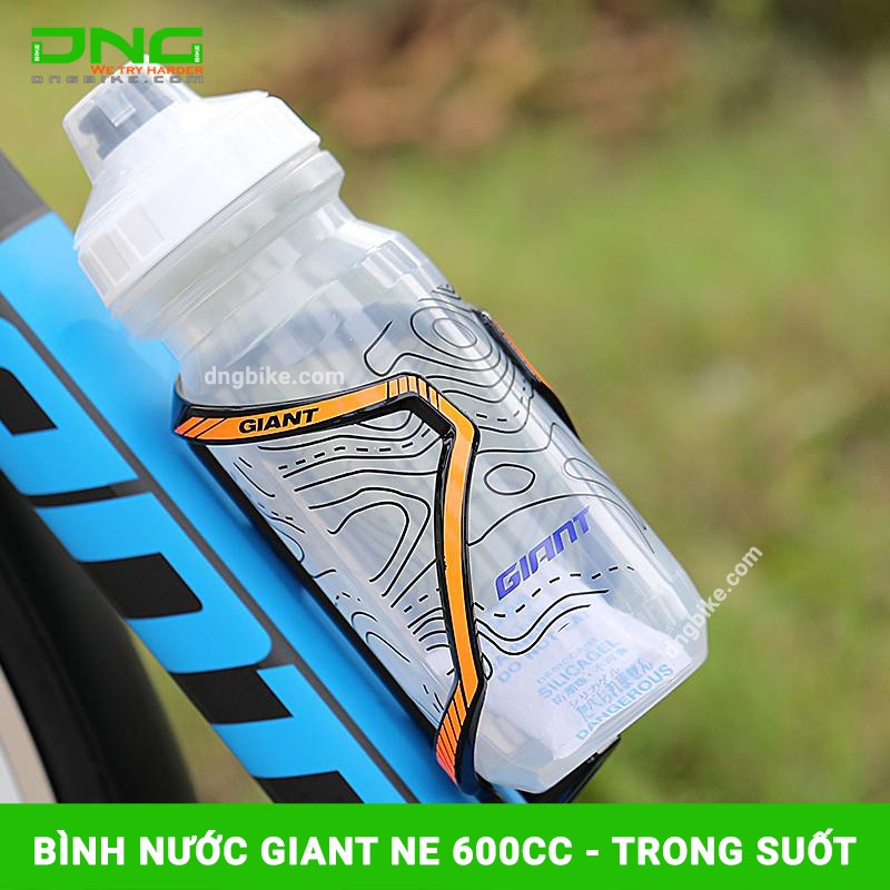 Bình nước xe đạp Giant NE 600CC