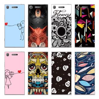 Ốp điện thoại TPU dẻo hình con cáo và cá đáng yêu cho Sony Xperia XZ/XZS/ XZ1/XZ2 compact /XZ Premium