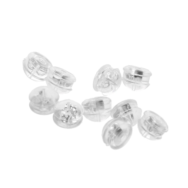 Bông tai tròn mạ vàng 18K Sterling S925