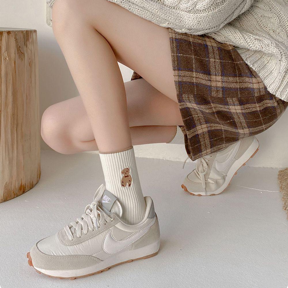 Vớ Cotton Thoáng Khí Thêu Họa Tiết Hoạt Hình Dễ Thương Thời Trang Cho Bé Trai