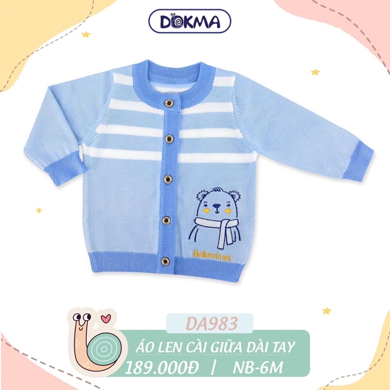 ÁO LEN CÀI GIỮA DOKMA DA983