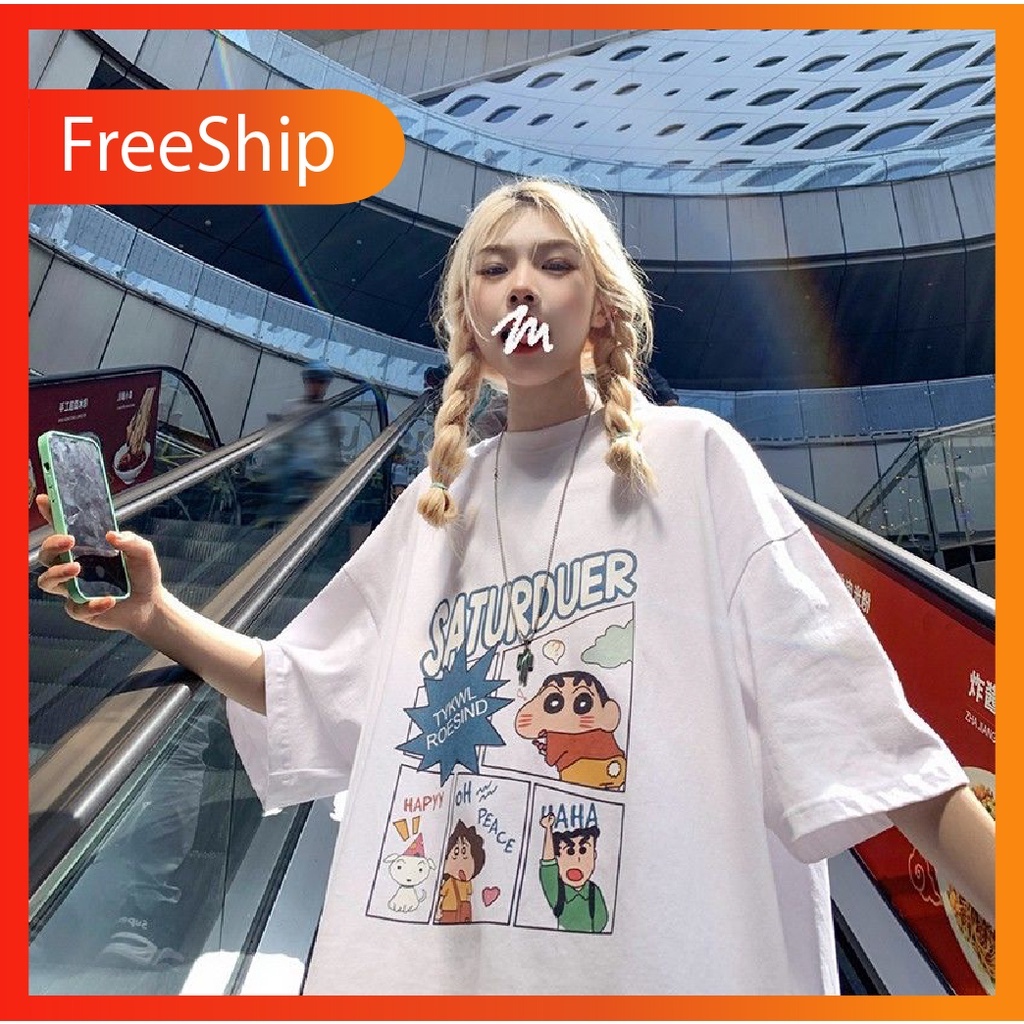 Áo thun nam nữ unisex tay lỡ AD70 EYB, áo phông tay lỡ unisex form rộng oversize streetwear