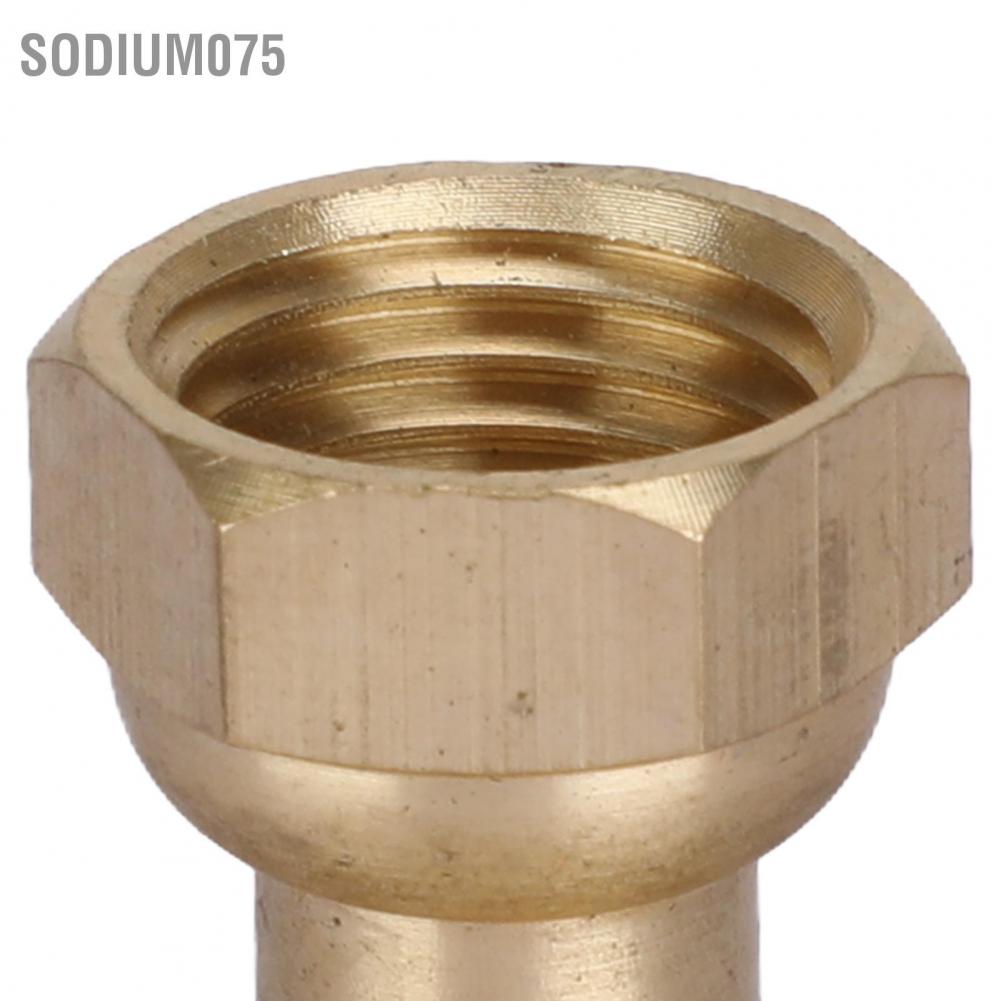Sodium075 Vòi phun làm vườn Đồng G3 / 8 ren trong Đầu thẳng lỗ ống nước cho nông nghiệp