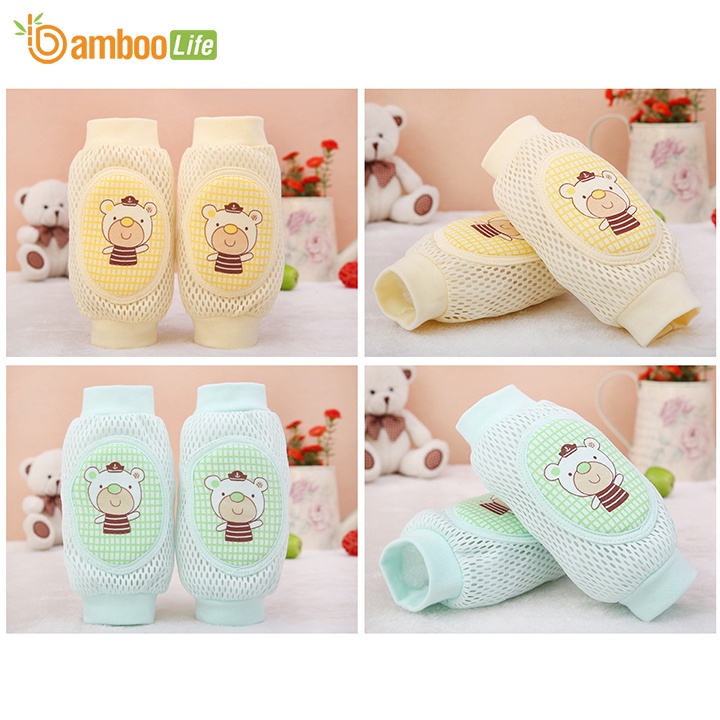 Bó bảo vệ gối cho bé Bamboo Life BL102 giúp bé không bị đau gối khi tập đi, tập bò