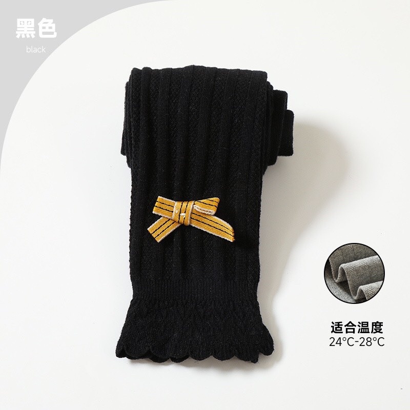 Quần tất đính nơ cho bé gái hàng qc