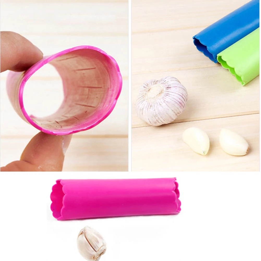 Dụng Cụ Bóc Vỏ Tỏi Bằng Silicone Tiện Lợi