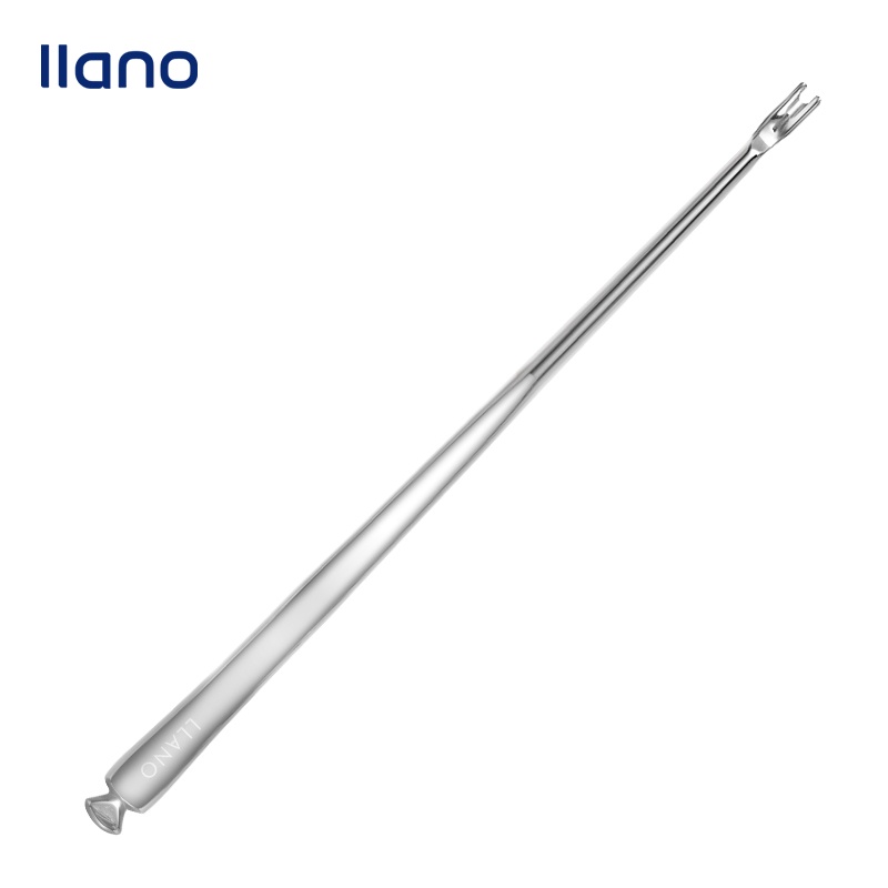 Dụng cụ đẩy biểu bì LLANO tẩy da chết cho móng tay bằng thép không gỉ chất lượng cao