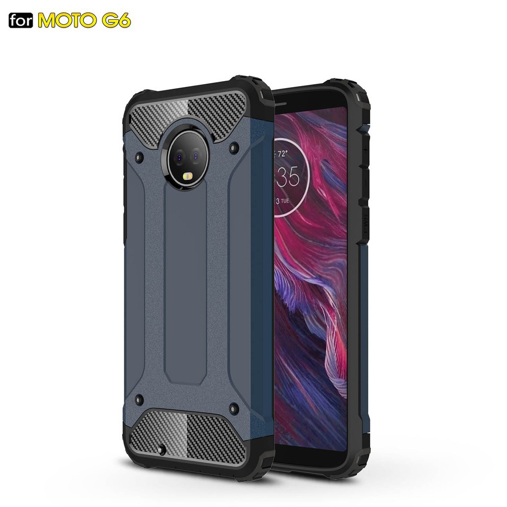 Ốp Lưng Tpu + Pc Cao Cấp Cho Motorola Moto G6 / G6 Plus