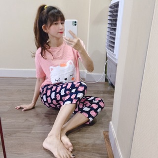 Set thú áo thun + quần thô