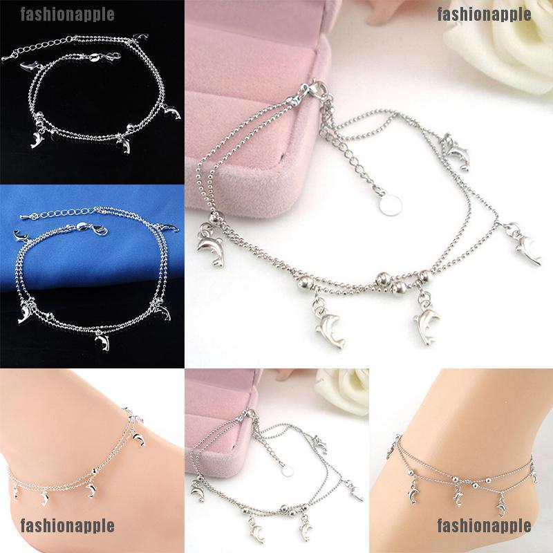 Vòng đeo chân hình cá heo xinh xắn | BigBuy360 - bigbuy360.vn