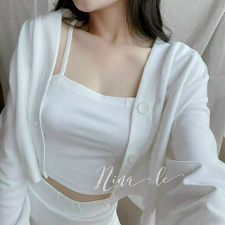 [HCM][Freeship Maxx 0đ] SET BỘ VEST 3 MÓN THỜI TRANG NỮ