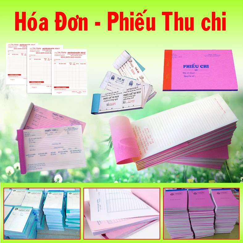 Hóa Đơn bán hàng 10cuốn  (In theo yêu cầu)