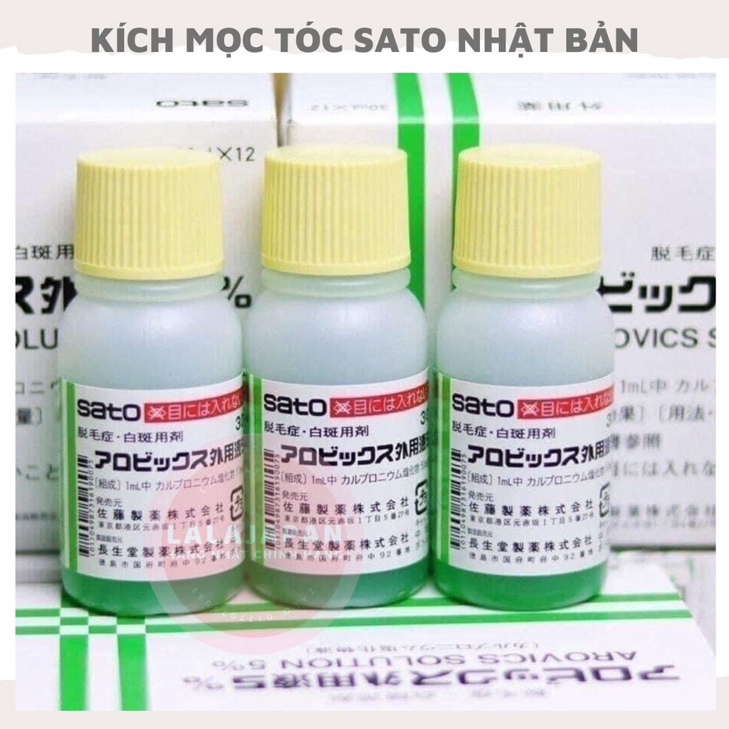 [Mẫu mới] Tinh chất mọc tóc giảm rụng Sato Nhật Bản 30ml