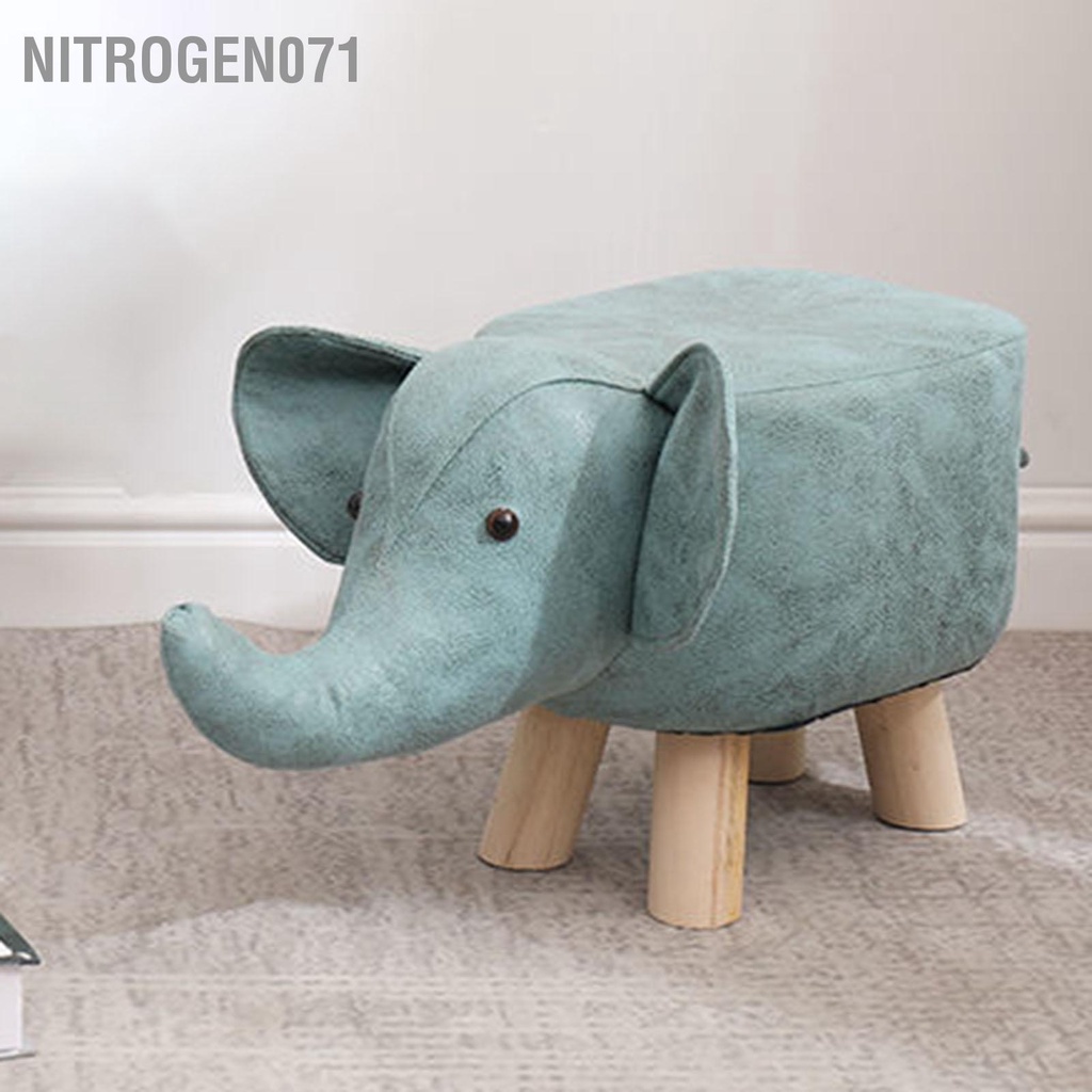 Nitrogen071 Ghế đôn hình thú Đa năng Động vật hoạt dễ thương dài nhỏ cho trường mẫu giáo tại nhà