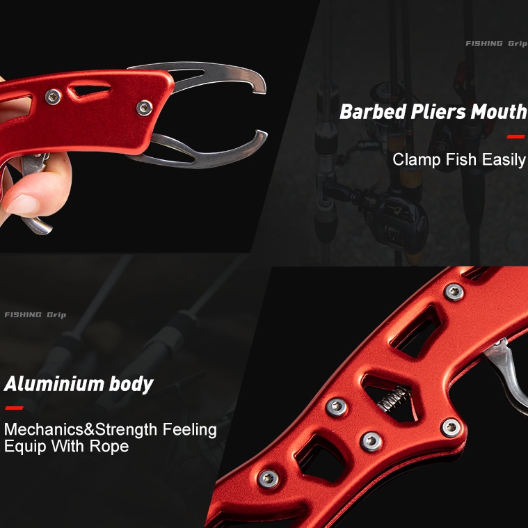 Kìm gắn dây câu cá Kingdom bằng hợp kim nhôm chuyên dụng