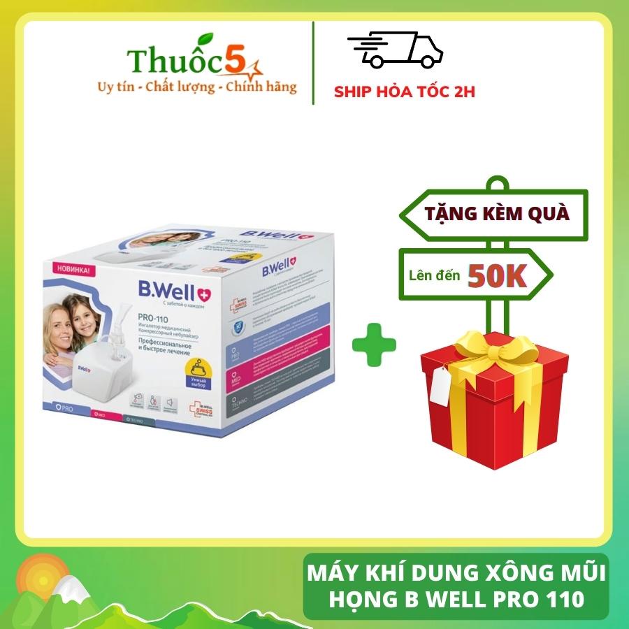 [GIÁ GỐC] Máy Khí Dung Xông Mũi Họng B Well PRO 110 Sản Xuất Tại Thụy S