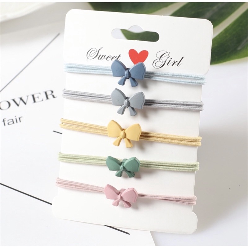 [ Cột Tóc xinh ] Hình Nơ nhiều màu