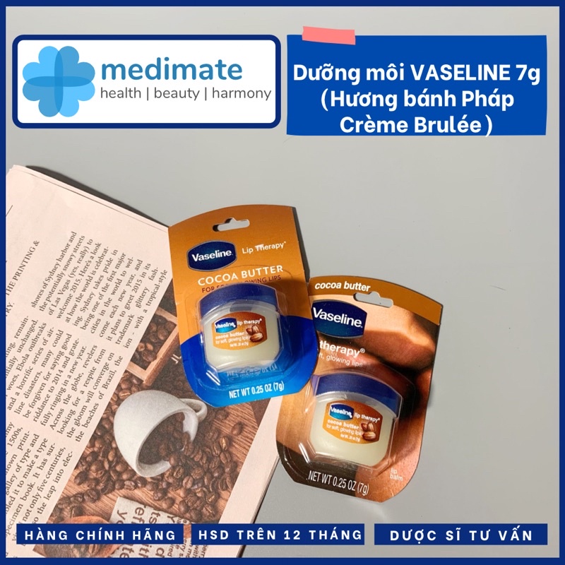 Dưỡng môi Vaseline lip therapy - 3 mùi hương (7g)