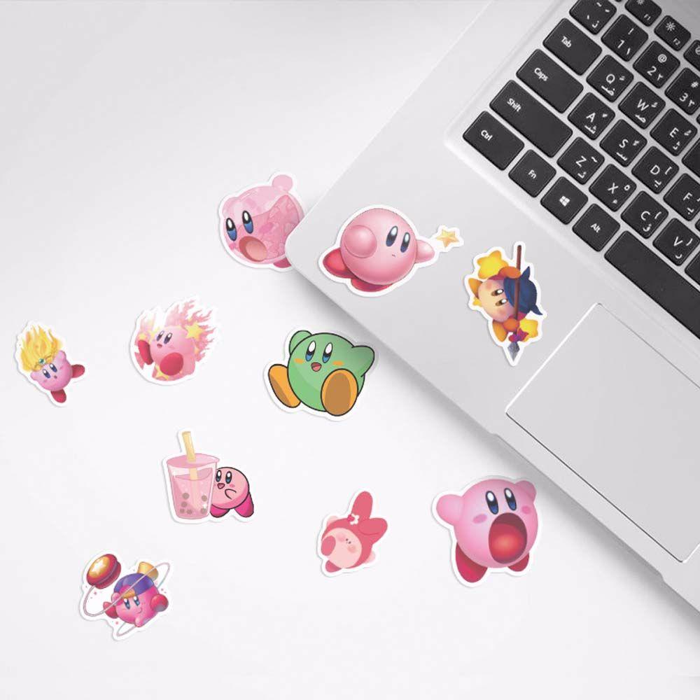 Bộ 50 Miếng Dán Anime Kirby Trang Trí Laptop Hành Lý