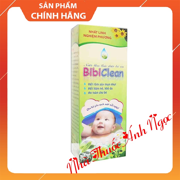 Sữa tắm gội Bibiclean - giúp bé ngăn ngừa rôm sảy, mụn nhọt Hết hăm tã, khô da - An toàn và dịu nhẹ cho làn dacho bé