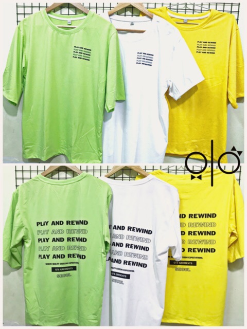 ÁO THUN EXO BAEKHYUN PLAY AND REWIND