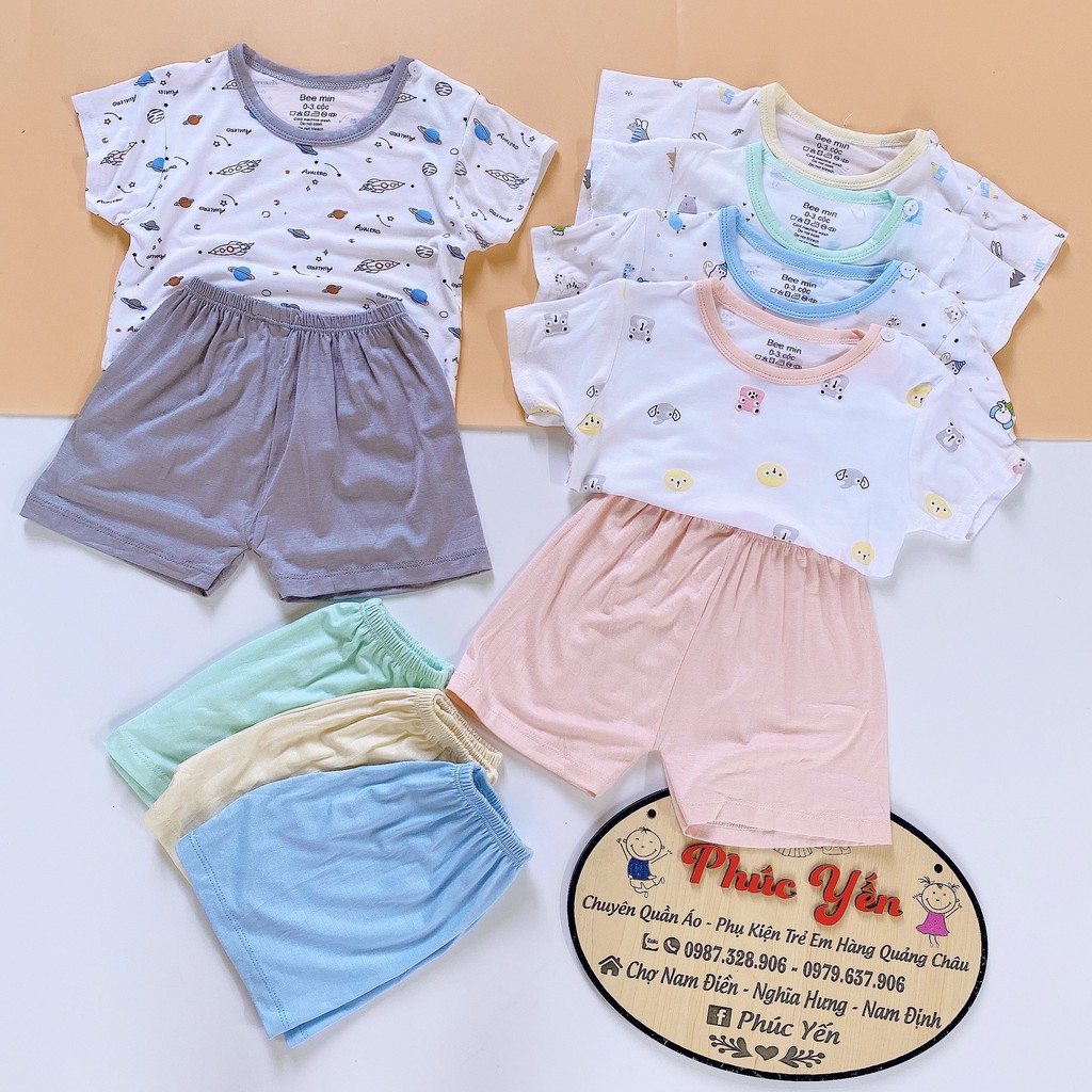 Sale !!! BỘ CỘC TAY CHẤT PETTIT THUN LẠNH CỰC MỀM MỊN(7-17kg) (1433 ) Shop Phúc Yến