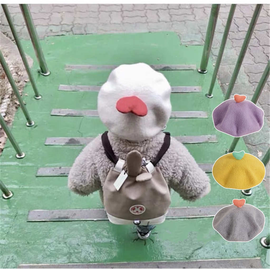 Mũ giữ ấm mùa đông phong cách Hàn Quốc cho bé