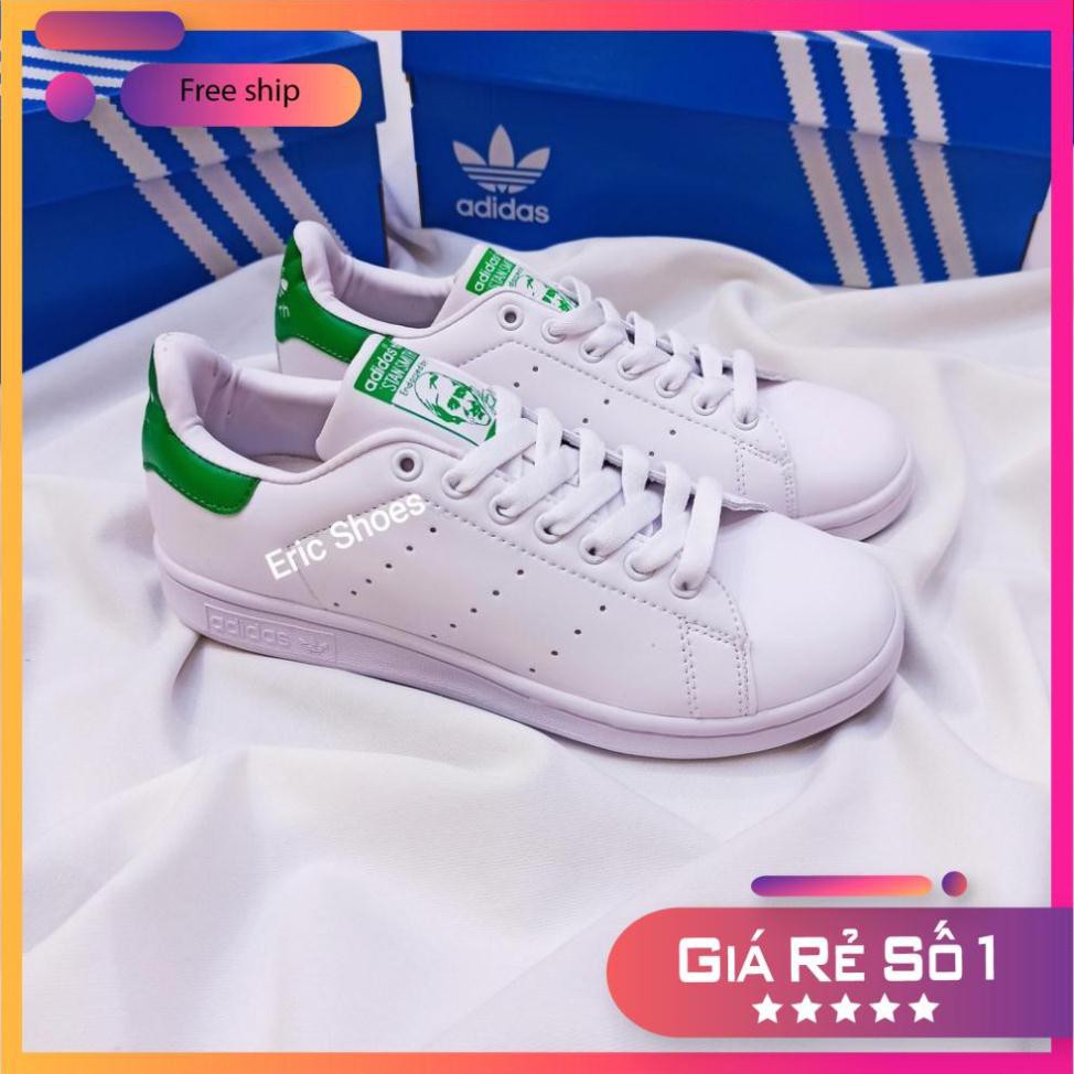 Giày Stan Smith trắng basic nam nữ (part 1) [ẢNH/VIDEO THẬT + FULLBOX + TẶNG TẤT, BÌNH VỆ SINH GIÀY + FREESHIP]