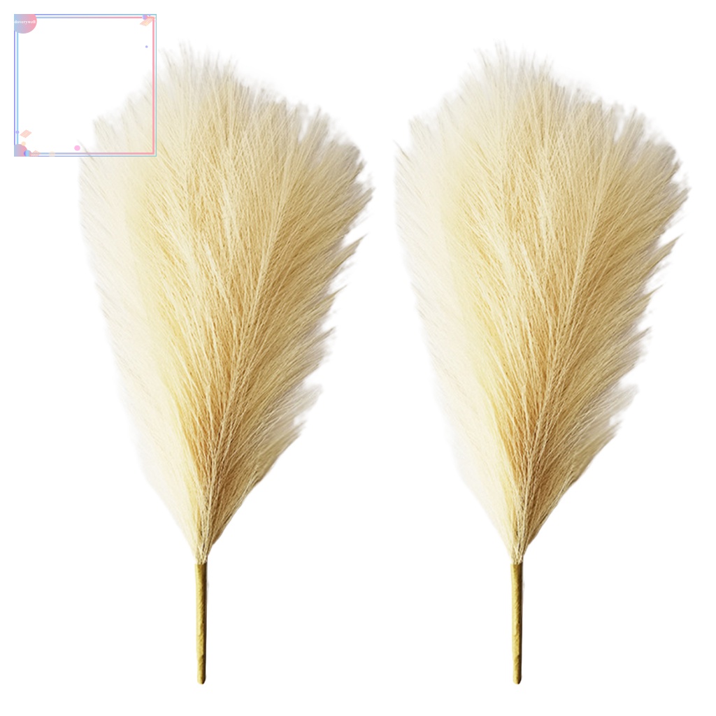 Bộ 2 Cỏ Pampas Giả Dùng Trang Trí