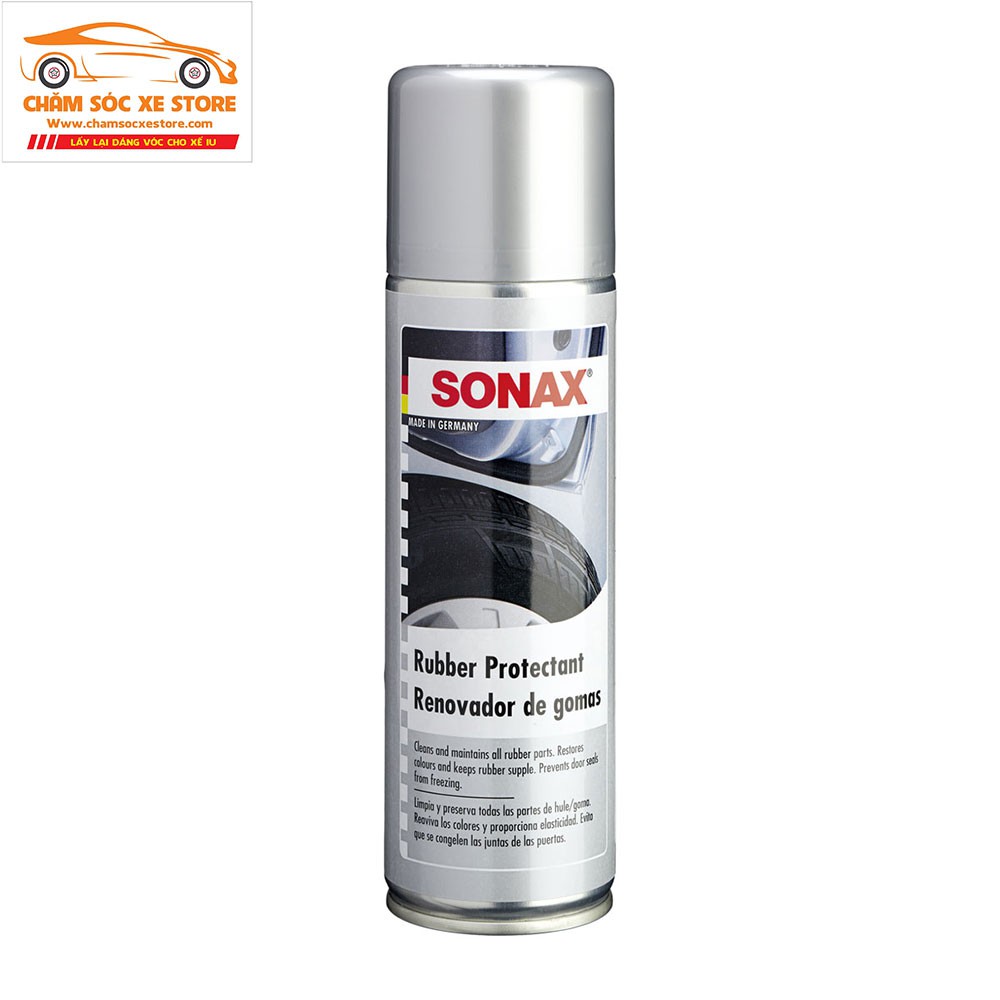 Dung dịch làm mềm, bảo dưỡng cao su Sonax rubber protectant 340200 300ml Sonax340200 chamsocxe