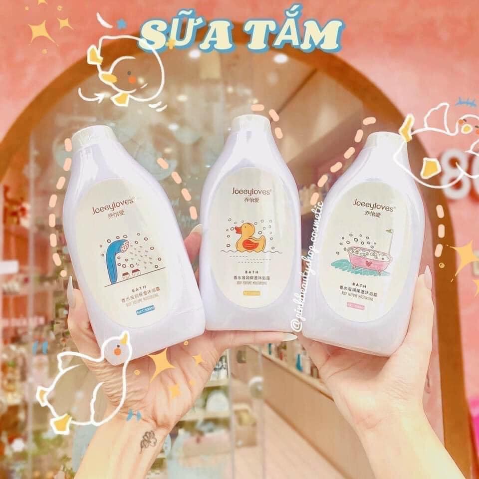 SỮA TẮM DƯỠNG ẨM DA BATH JOEEYLOVES SIÊU THƠM - HÀNG NỘI ĐỊA TRUNG QUỐC, CHAI 500ML