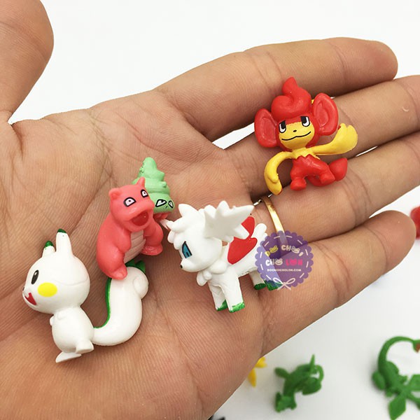 sỉ vỉ mô hình pokemon 36 con ( size 3cm )