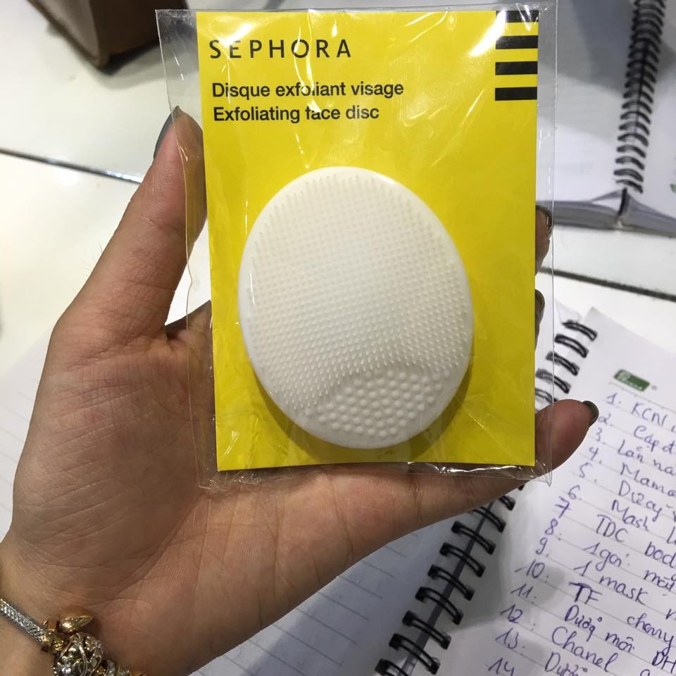 Miếng Pad Rửa Mặt Sephora Exfoliant Visage Disque