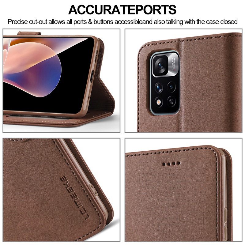 Ốp Điện Thoại Da Kèm Ngăn Đựng Thẻ Khóa Nam Châm Cho Samsung S22 S21 S20 FE Ultra Plus