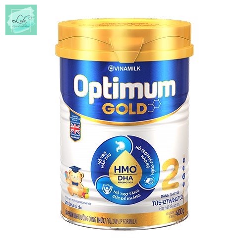 Sữa Bột Optimum Gold 2 Hộp Thiếc 400G (Cho Trẻ Từ 6 - 12 Tháng Tuổi) - Lulu Mart