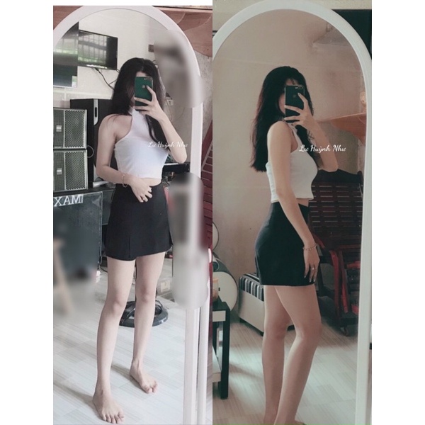 Áo YẾM 3 PHÂN CỔ CAO HỞ LƯNG sexy